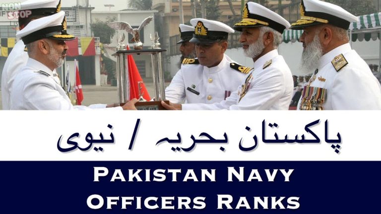 Pakistan Navy Ranks And Salaries 2025